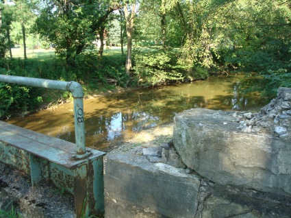 Warrior Run Creek near the Muffly farm
