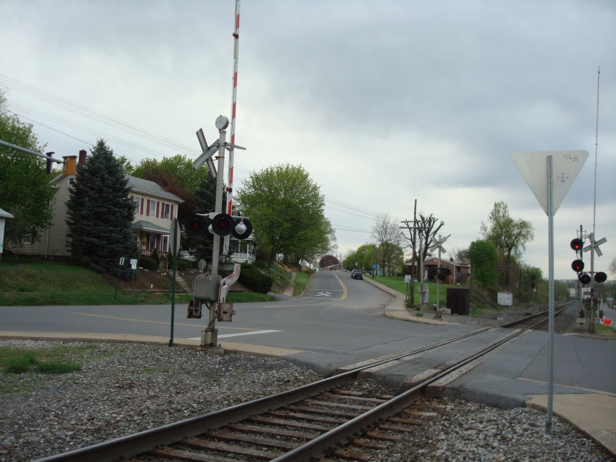 Railroad tracks at Watsontown, PA