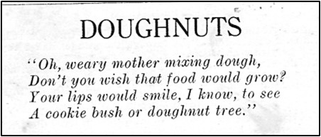 Poem about doughnuts